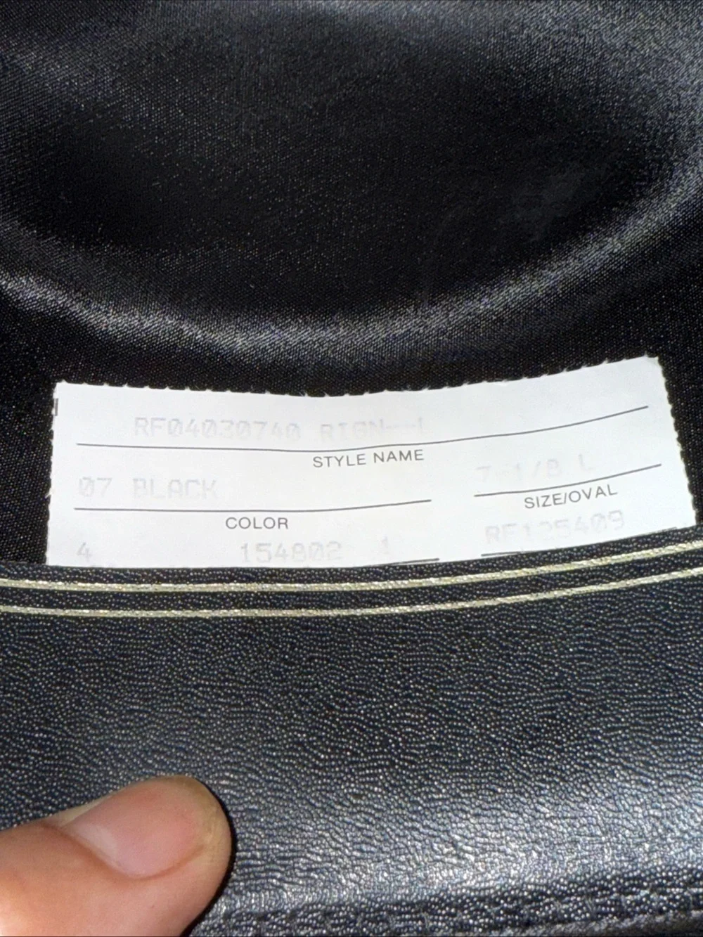 Resistol Dalton 4X Beaver Black Cowboy  Long Oval Hat Size 7 1/8